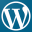 WordPress logo icon