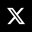 X (formerly Twitter) logo icon