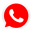 WhatsApp Red logo icon